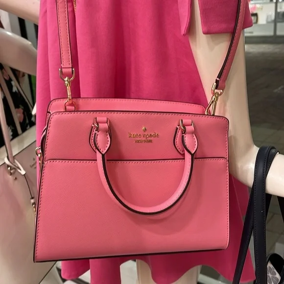 Kate Spade Madison Saffiano Leather Small Satchel
Blossom Pink
NWT - Picture 5 of 16